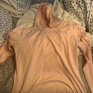 Women’s light pink workout/running top